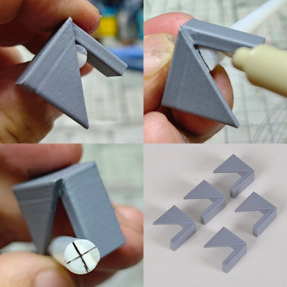 Scale Model Drill Positioning Jig Tool