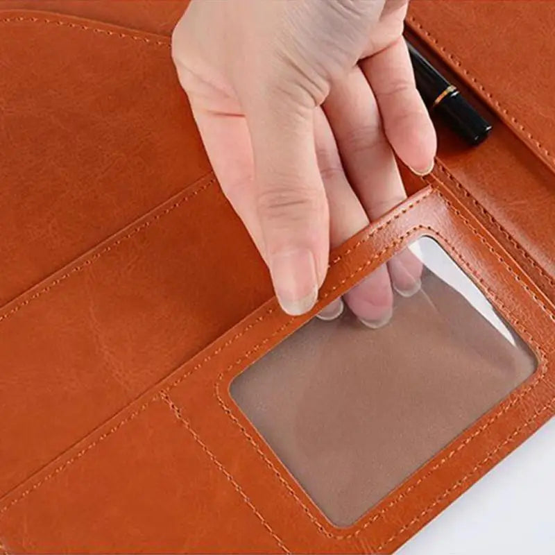 A5/B5 Executive Leather Padfolio Clipboard