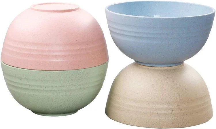 Wheat Straw Bowl Set
