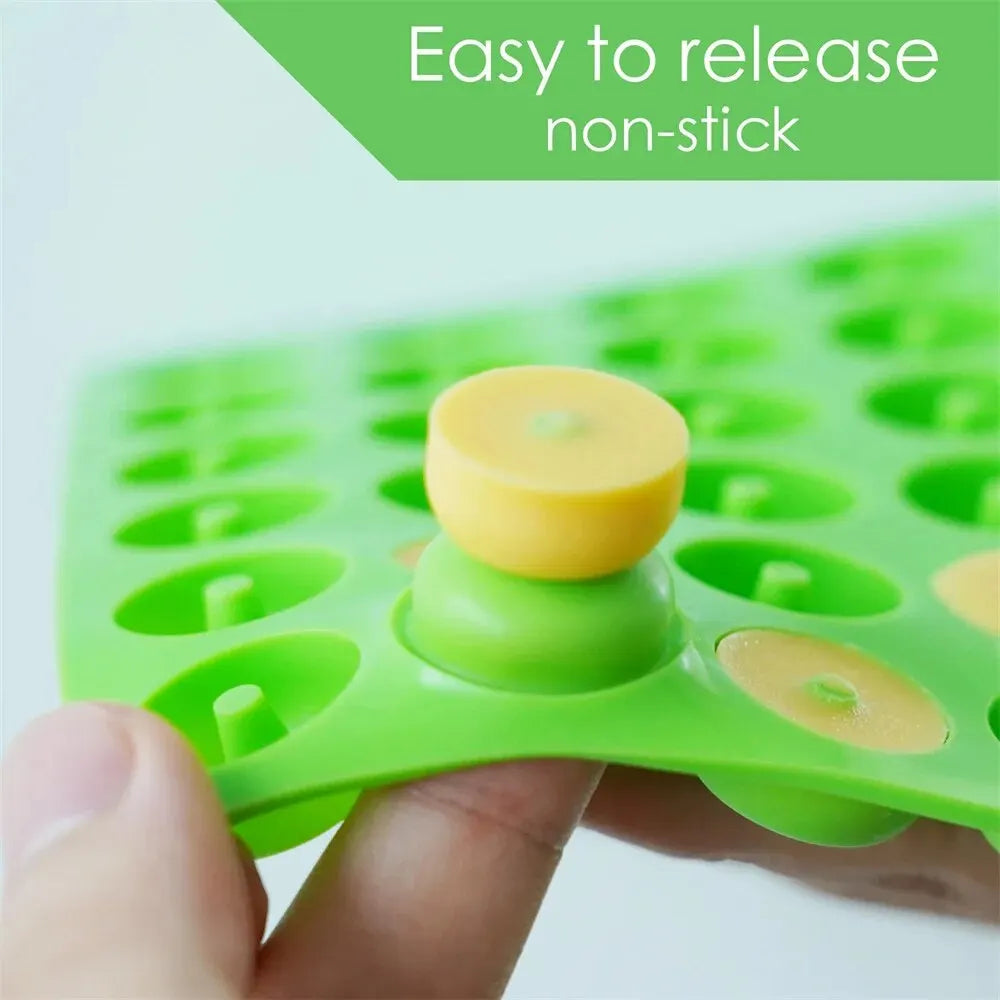 7Pcs/Set Gummy Bear Silicone Molds