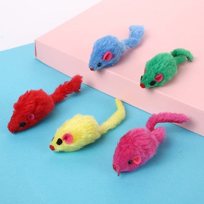 5Pcs Pet Mouse Teasing Toy