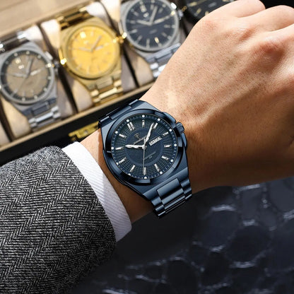 Men's Stainless Steel Quartz Business Watch