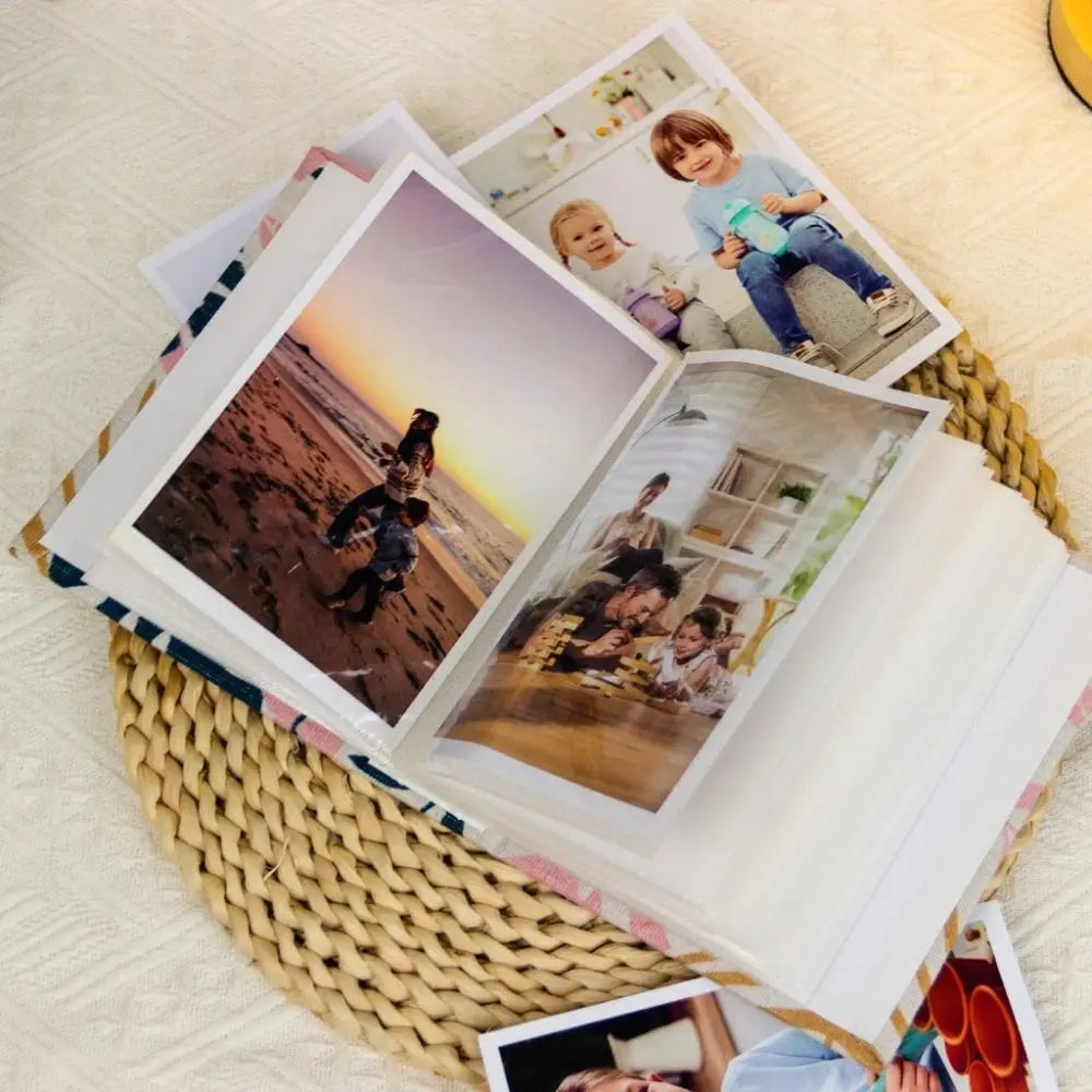 Linen Cover Photo Album for 100 4×6 Photos