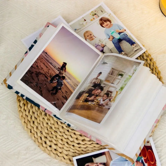 Linen Cover Photo Album for 100 4×6 Photos
