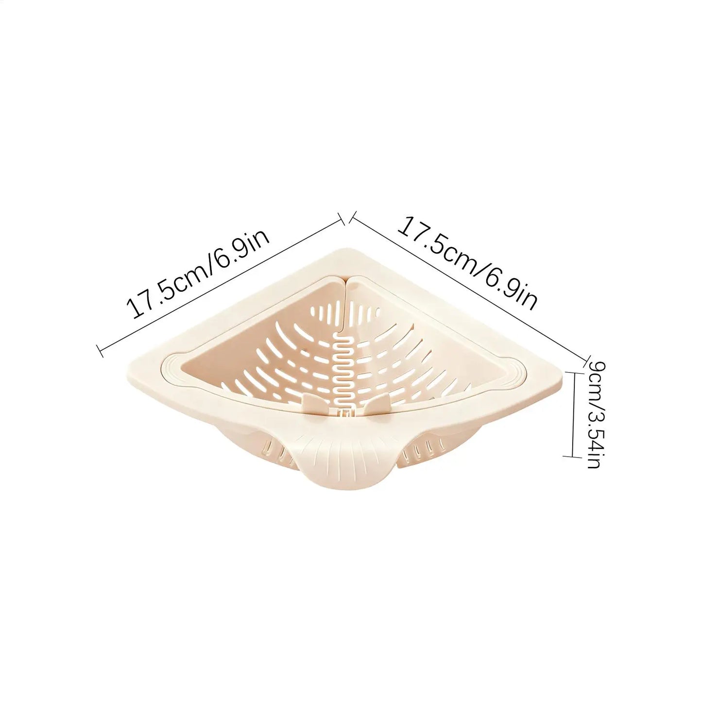 Magnetic Silicone Sink Corner Strainer Basket