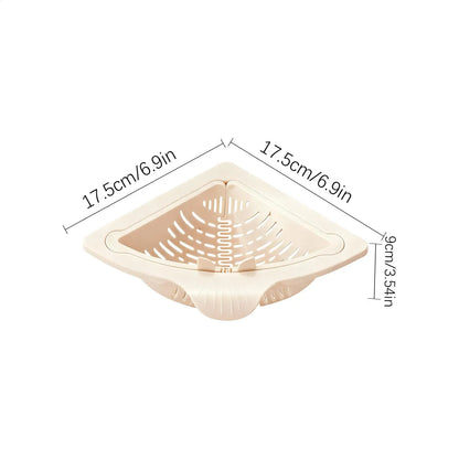 Magnetic Silicone Sink Corner Strainer Basket