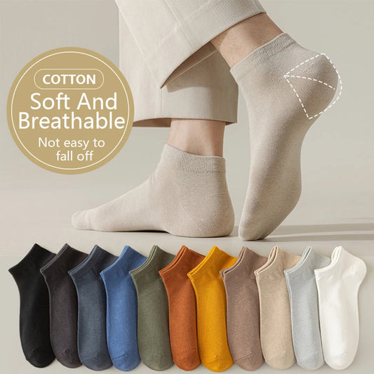 Men’s 95% Combed Cotton Dress Socks 5 Pairs
