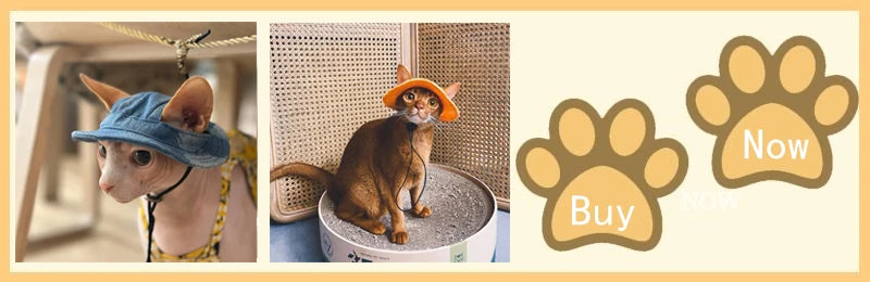 Adjustable Cotton Cat Sun Hat