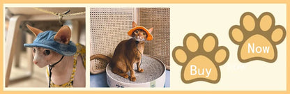 Adjustable Cotton Cat Sun Hat