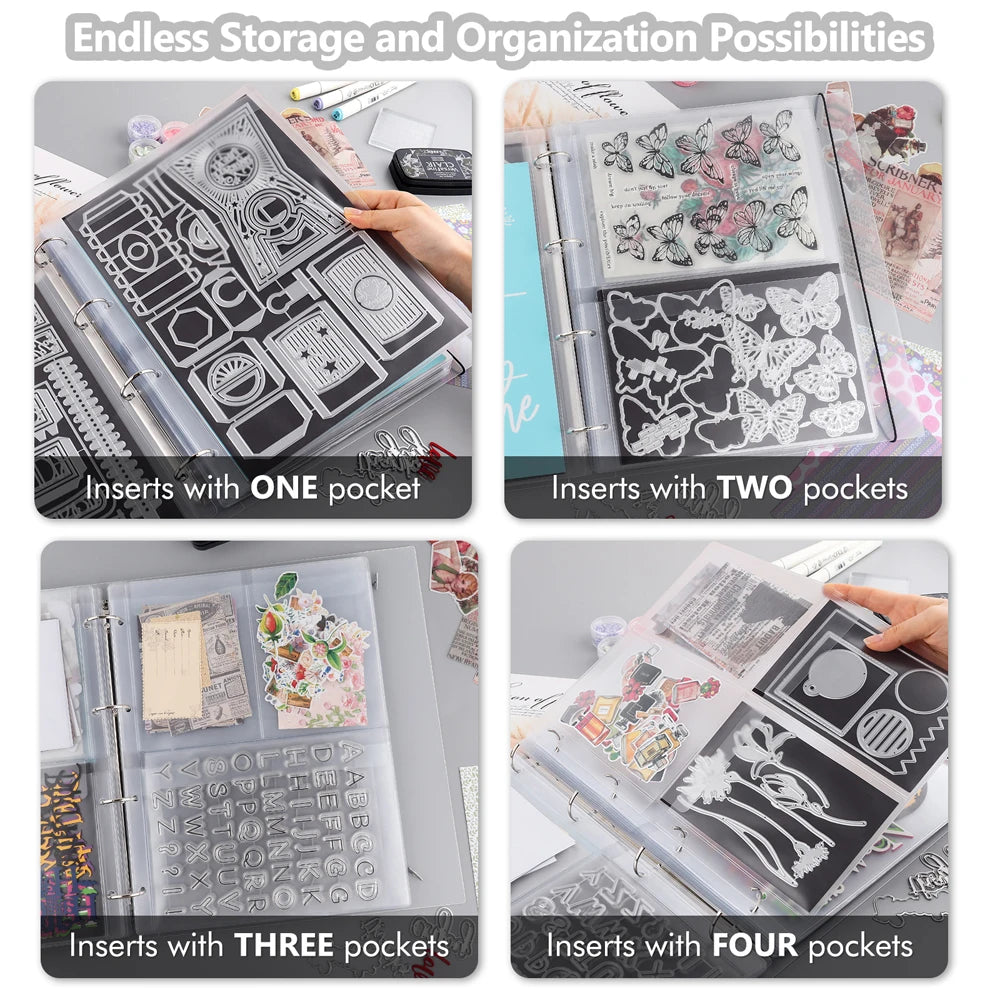 A4 Die Storage Book Binder For Stamps