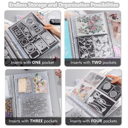 A4 Die Storage Book Binder For Stamps