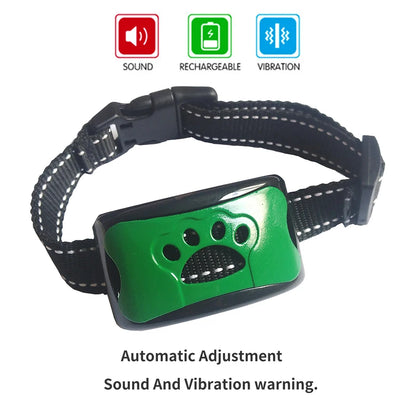 USB Rechargeable Anti Barking Dog Training Collar