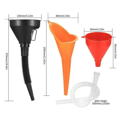 Multi-Purpose Automotive Funnel Set