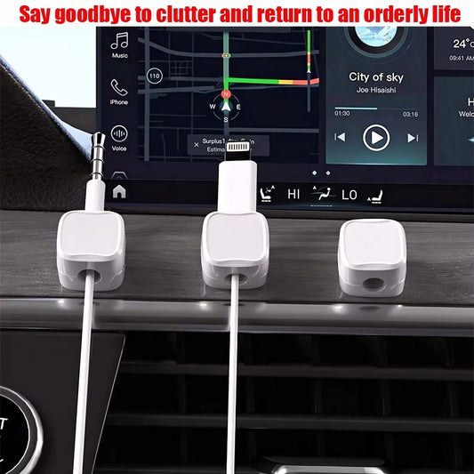 Magnetic Cable Holder Self-Adhesive Cord Clips