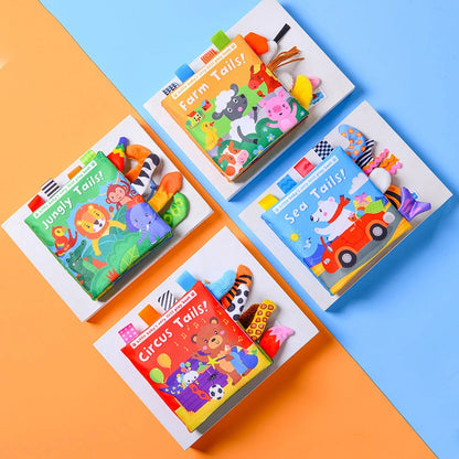 Soft Baby Sensory Cloth Book