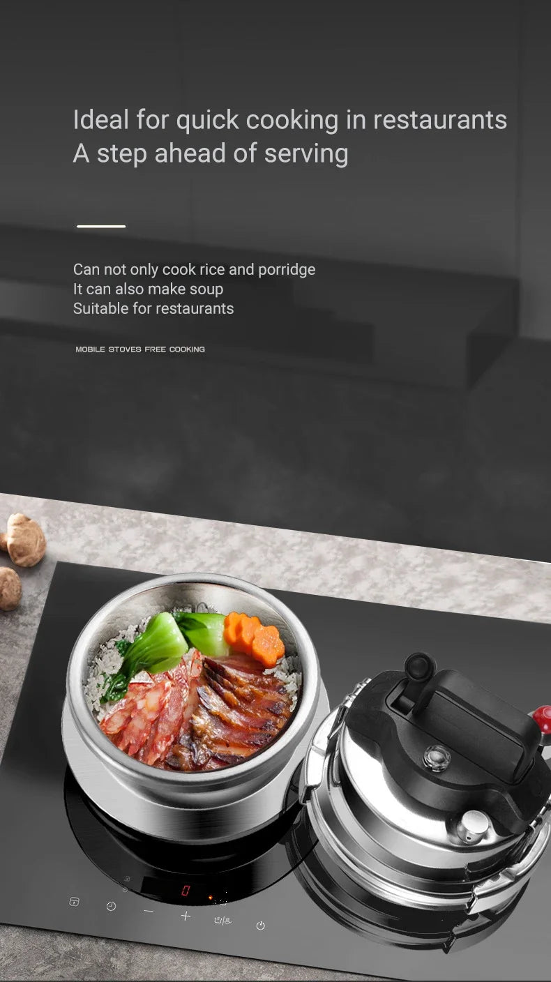 Portable Stainless Steel Pressure Cooker