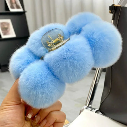 Women’s Furry Hair Claw Clip