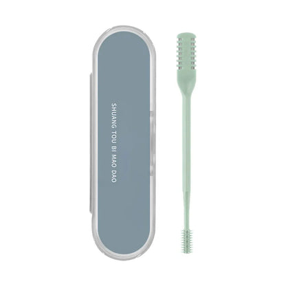 Portable Manual Nasal Nose Hair Trimmer Clipper With Storage Box