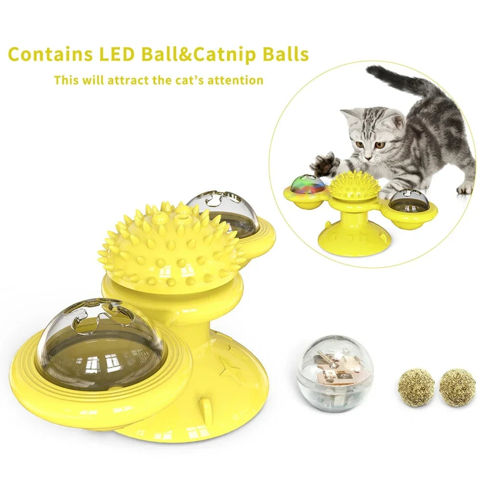 Spinning Cat Windmill Toy