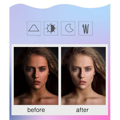 Portable Rechargeable LED Selfie Fill Light for Smartphones