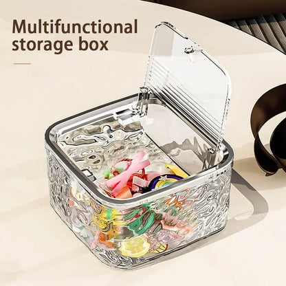 Clear Acrylic Hair Accessories Organizer Box