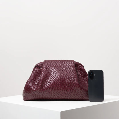 Vintage Woven Pattern Clutch Bag