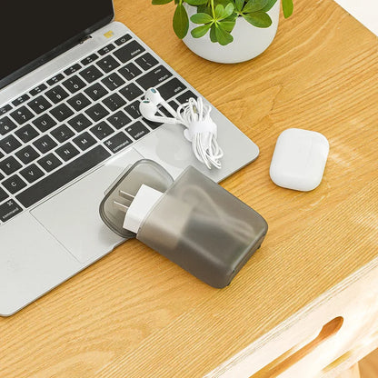 Portable Cable & Earphone Storage Organizer Box