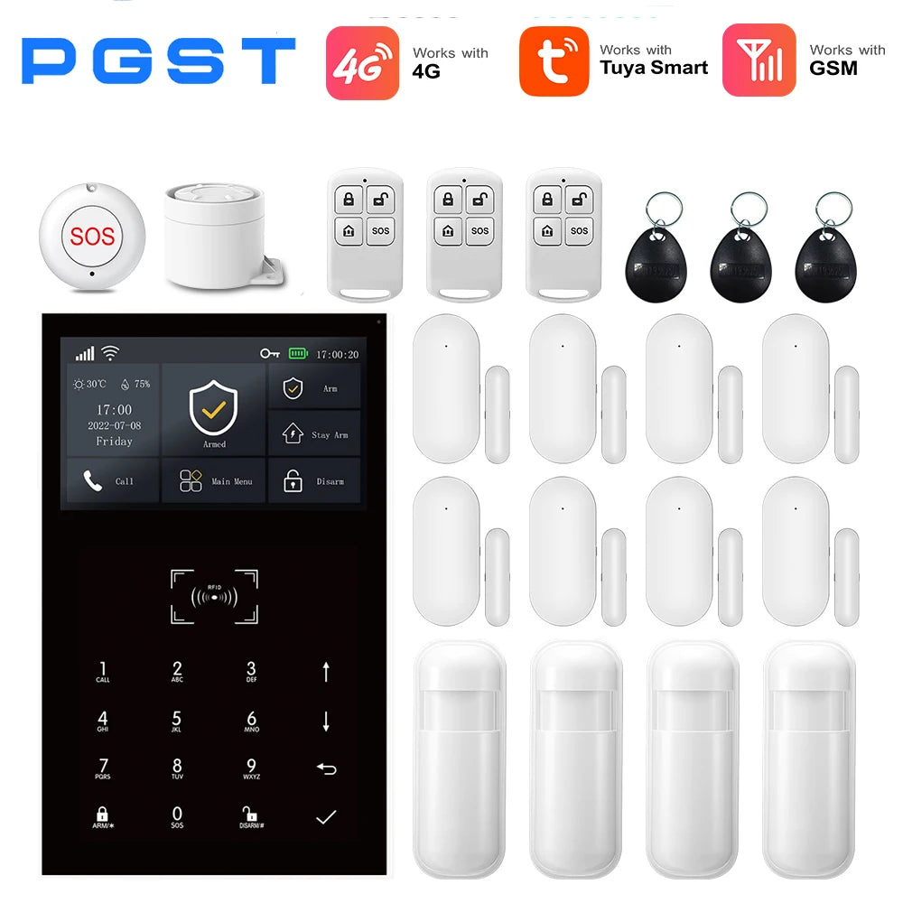 Smart 4G WiFi Home Alarm System