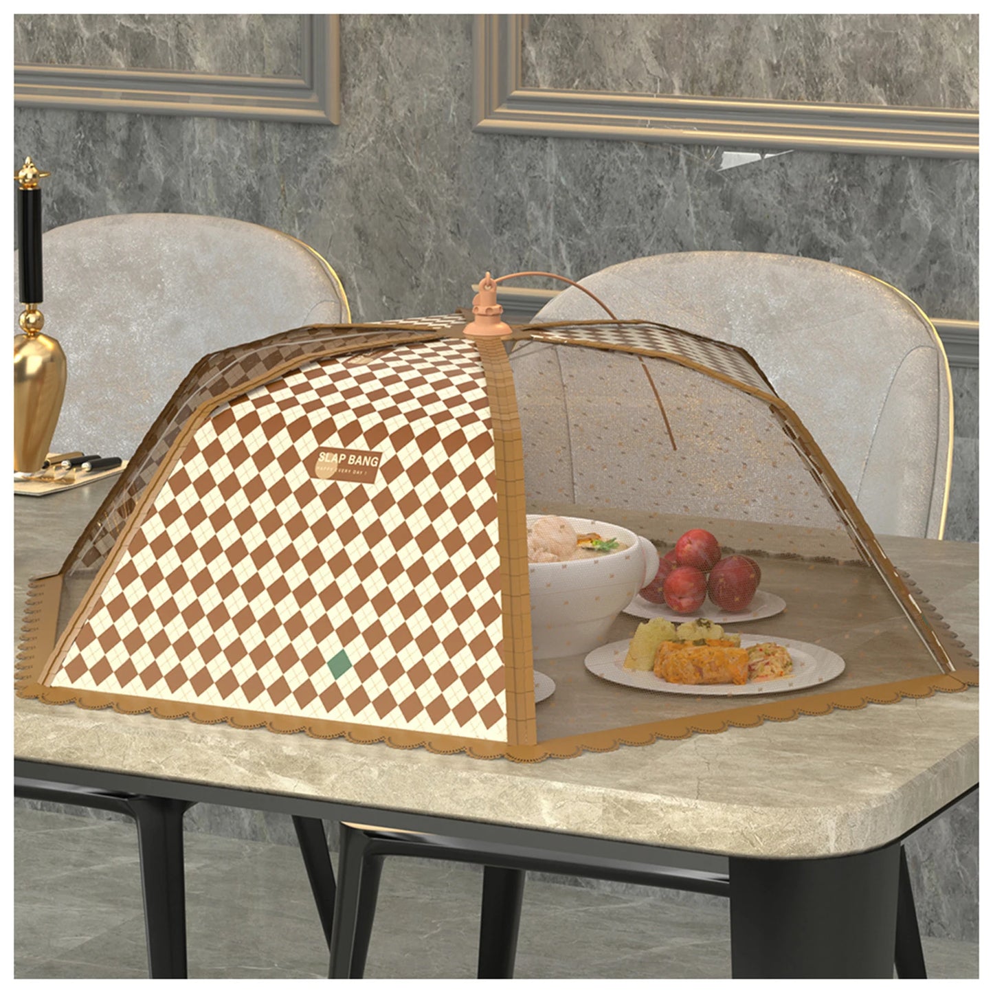 Foldable Mesh Food Cover for Table Protection