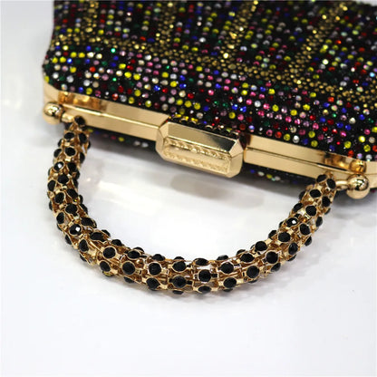 Luxury Rhinestone Evening Clutch Bag