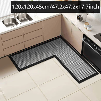 Absorbent Diatomaceous Kitchen & Bathroom Corner Rug