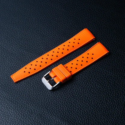 Classic Tropical FKM Rubber Watch Strap 18mm 20mm 22mm