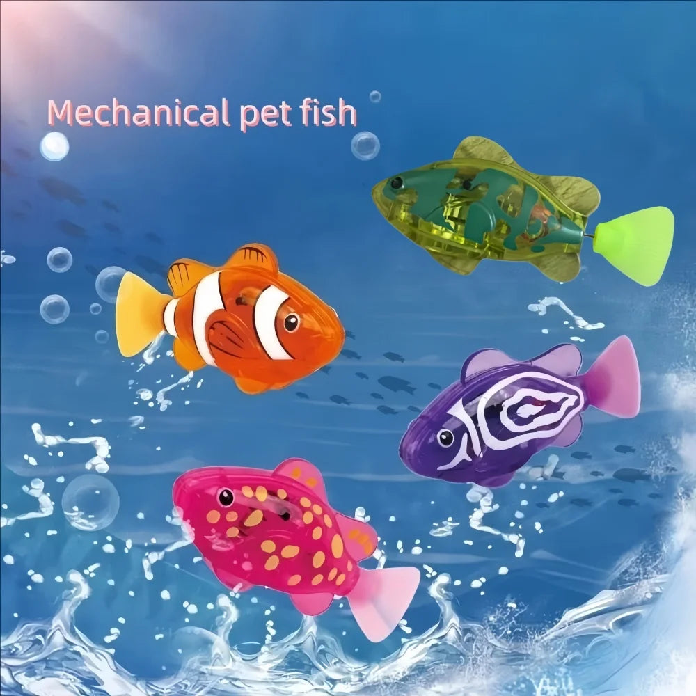 Light-Up Swimming Fish Bath Toy