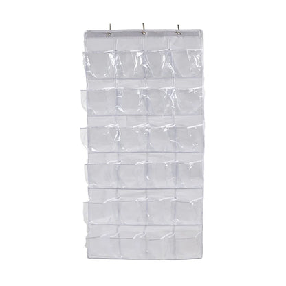 24 Grid Wall-Mounted Shoes Organizer Rack
