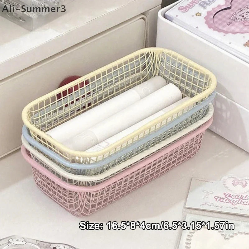 Metal Wire Desktop Storage Basket