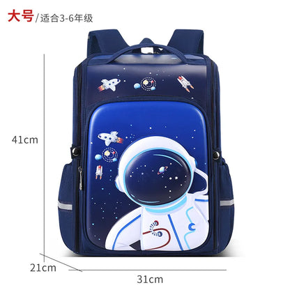 Girls Cartoon Heart School Backpack