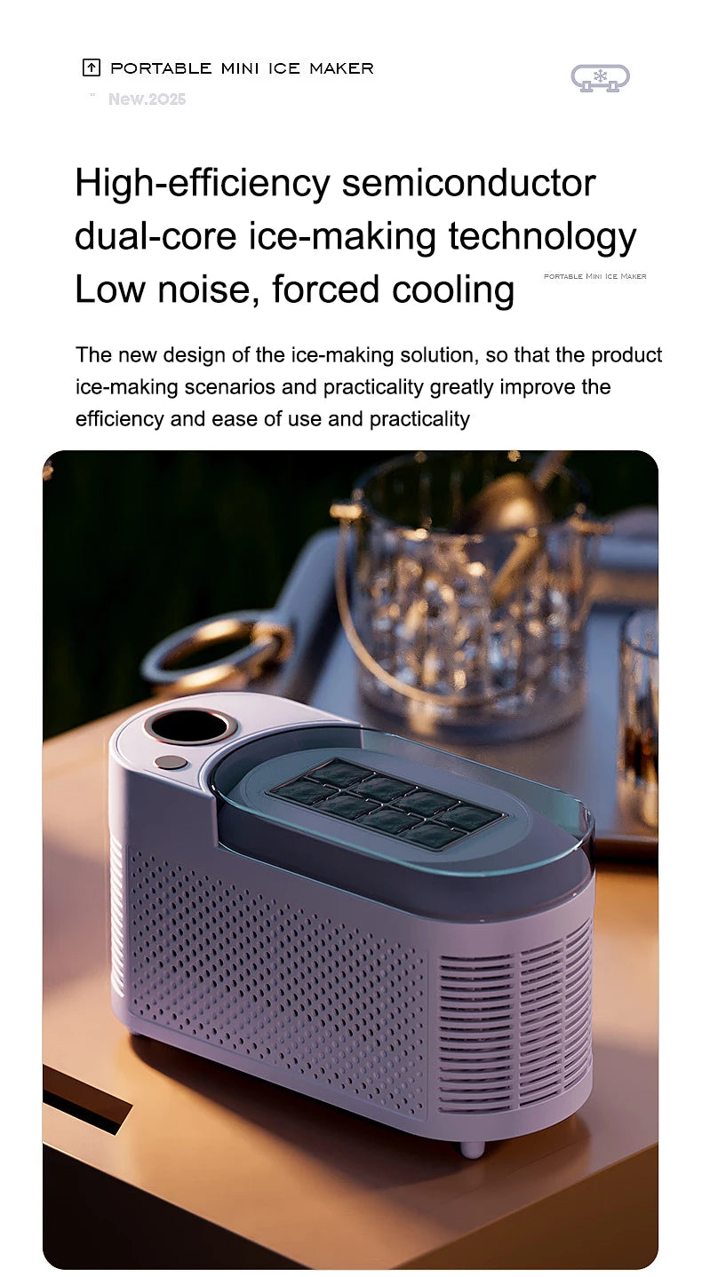 Portable Mini Ice Maker