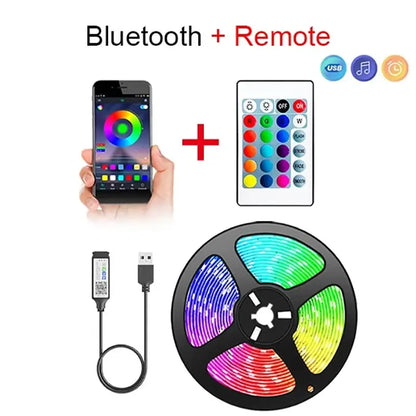 RGB LED Strip Lights with Remote Control