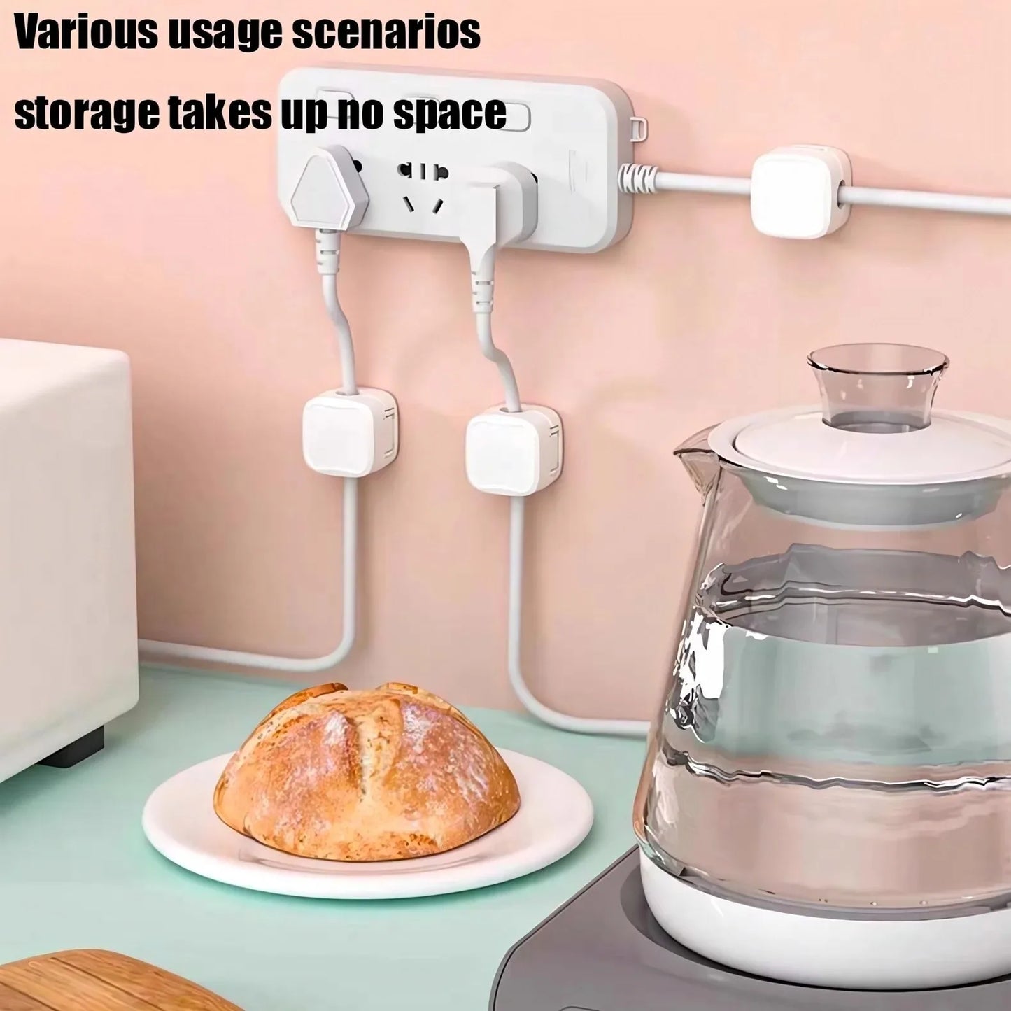 Magnetic Cable Holder Self-Adhesive Cord Clips