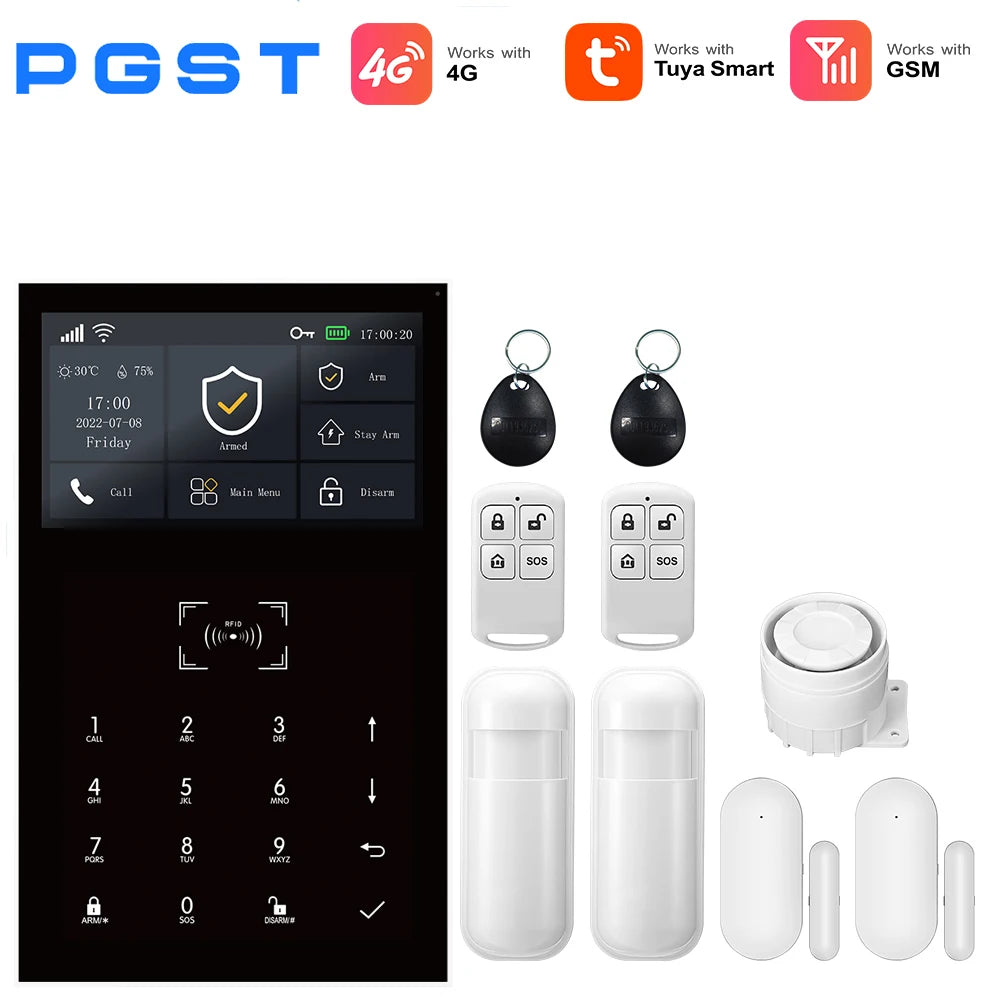 Smart 4G WiFi Home Alarm System