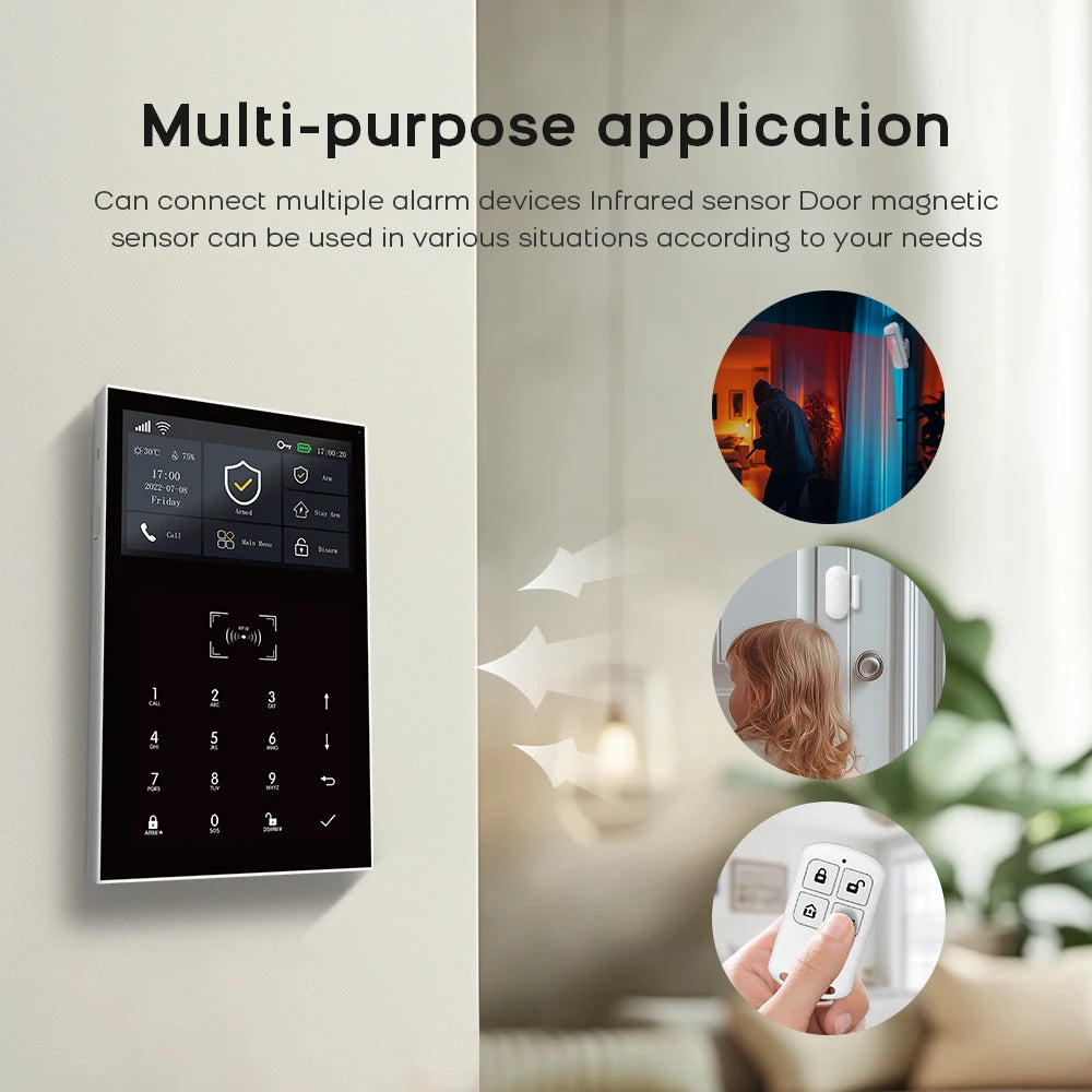 Smart 4G WiFi Home Alarm System
