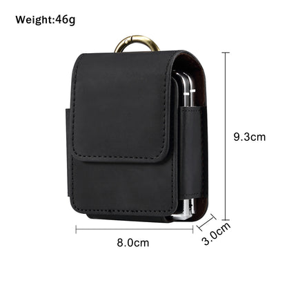 Leather Belt Clip Holster Case for Foldable Phones