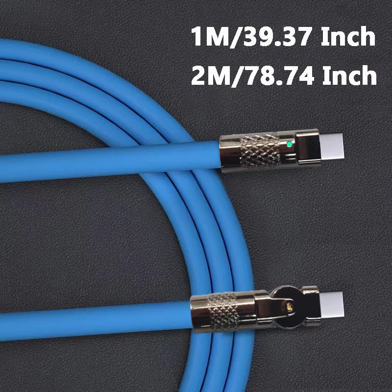 120W USB-C Silicone Cable