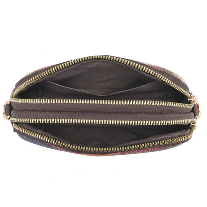 Women’s Designer Style Plaid Shoulder & Crossbody Tote Bag