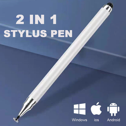 2-in-1 Universal Capacitive Touchscreen Stylus Pen