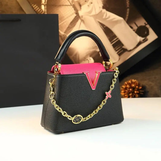 Elegant Top Handle Crossbody Tote Bag