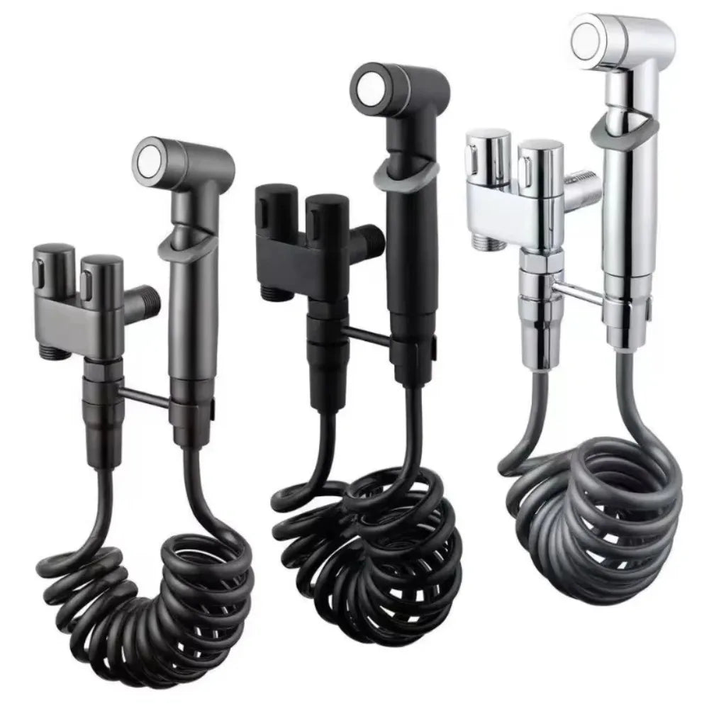 Handheld Toilet Bidet Sprayer Cleaning Set