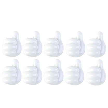 Thumb Silicone Cable Organizer Clips Set