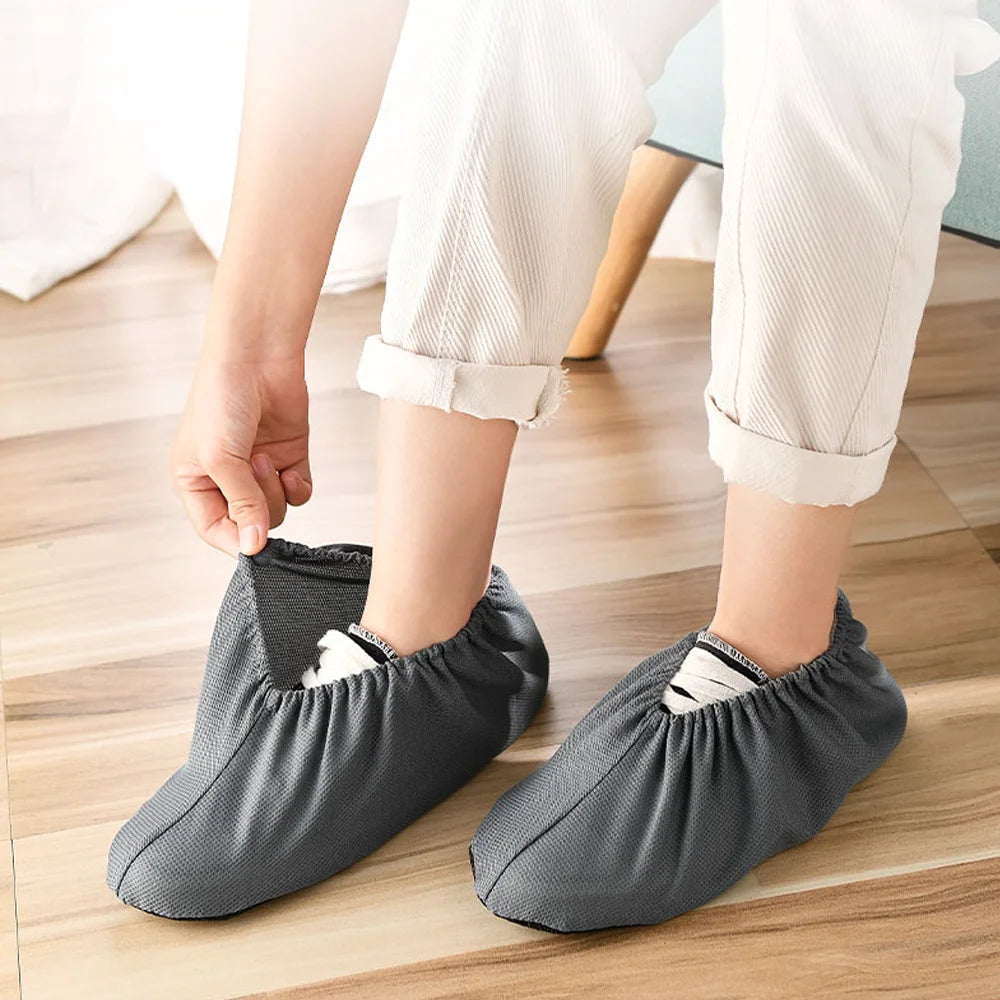 Reusable Non-Slip Shoe Covers for Home Protection