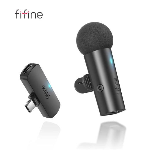 Type-C Clip-On Wireless Microphone for Mobile Recording